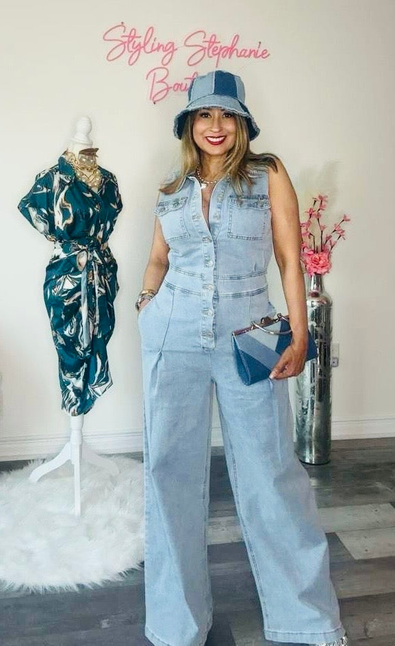 Denim Chic Jumpsuit