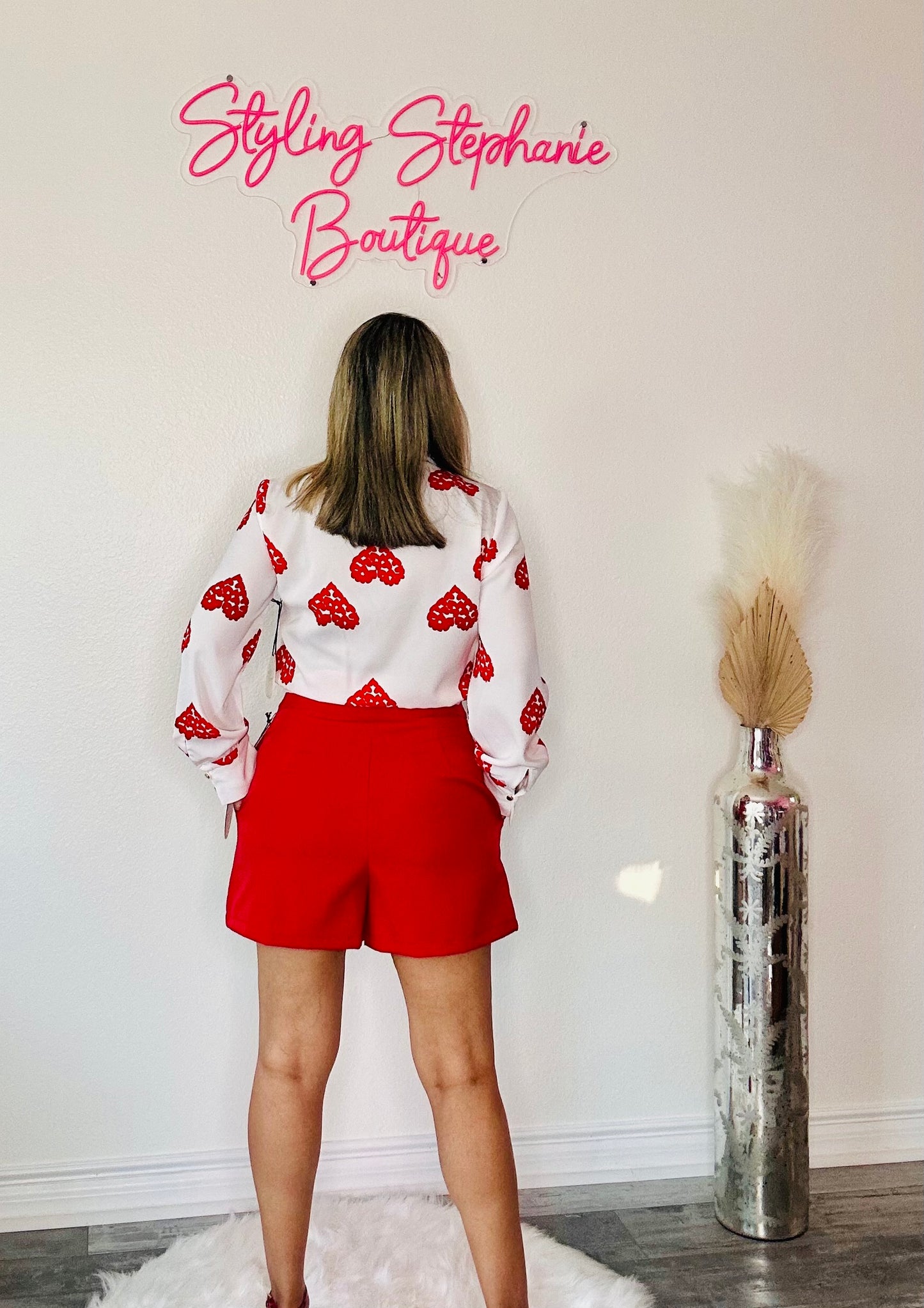 Heart Trim Detail Short