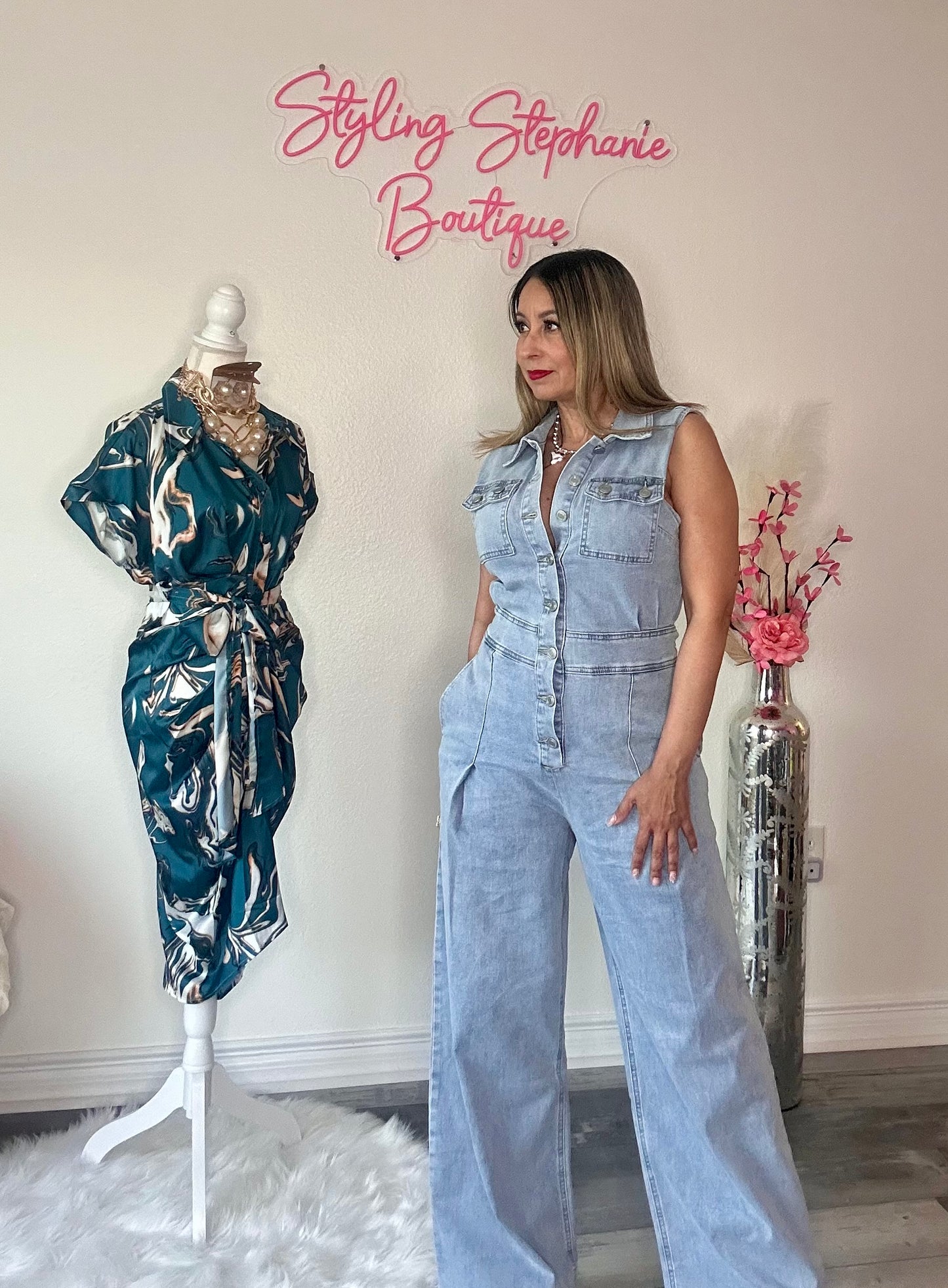 Denim Chic Jumpsuit