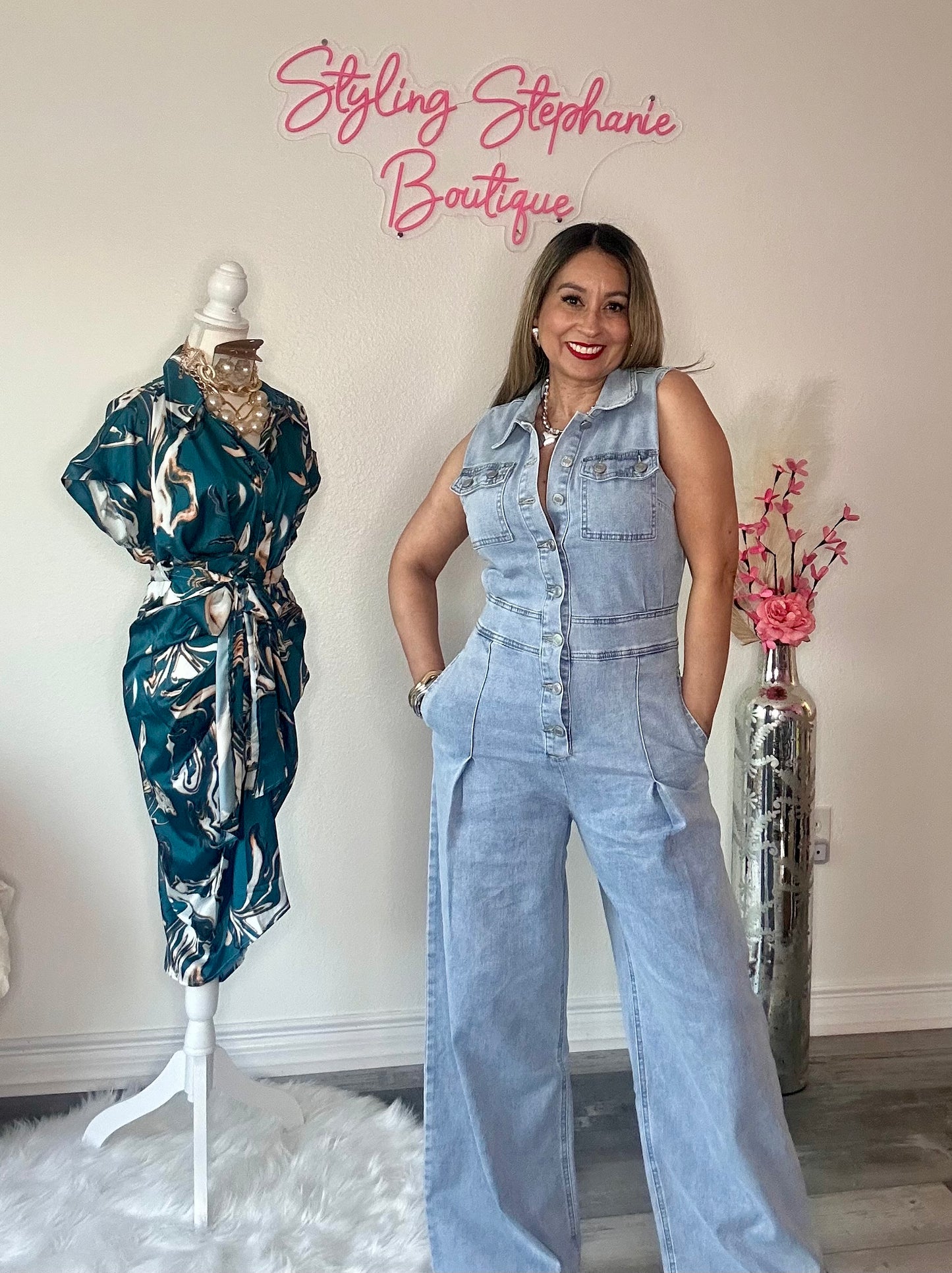 Denim Chic Jumpsuit