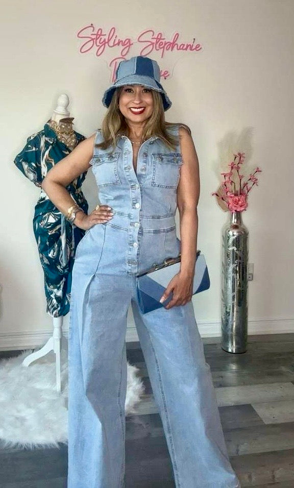 Denim Chic Jumpsuit