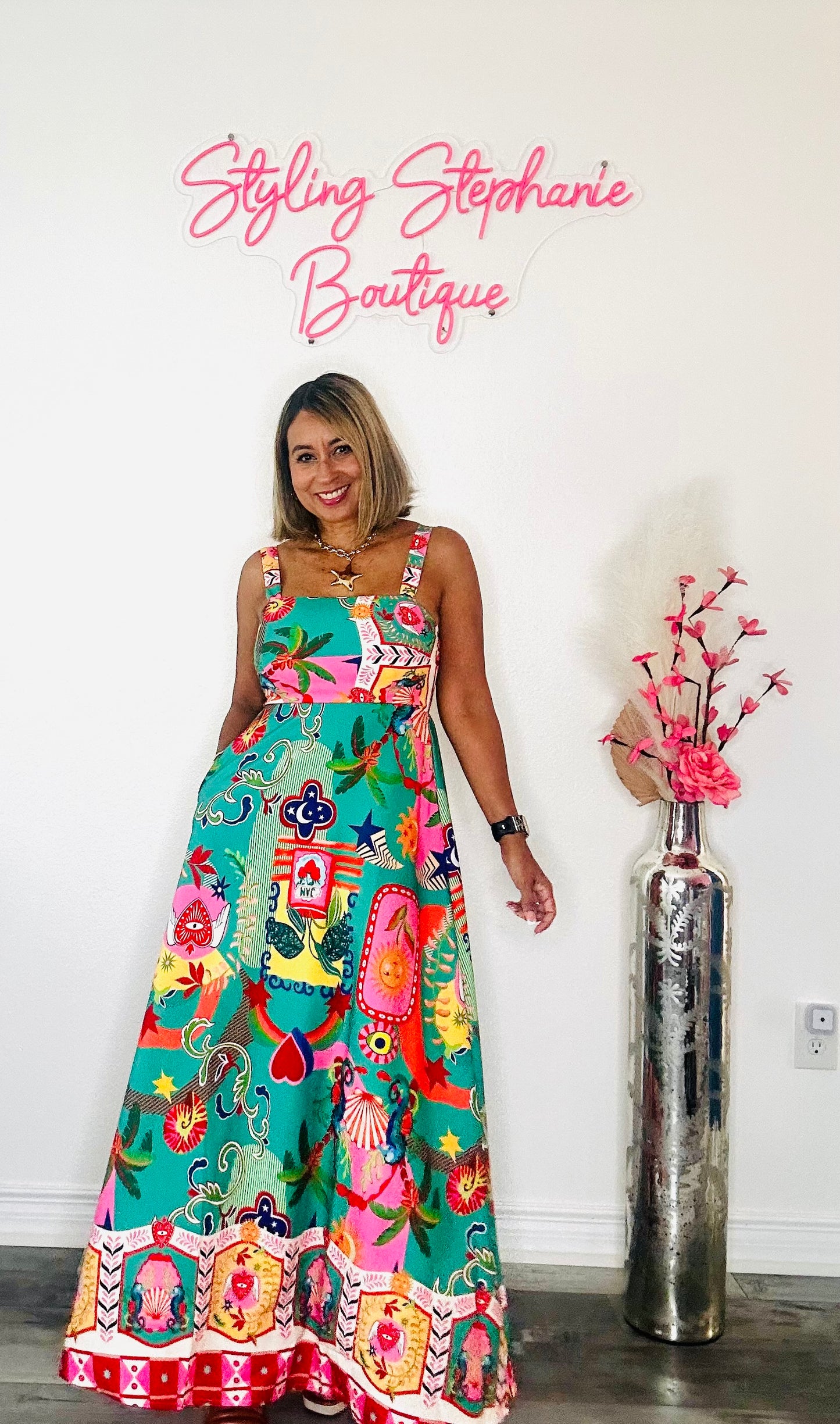Solstice Radiance Maxi Dress