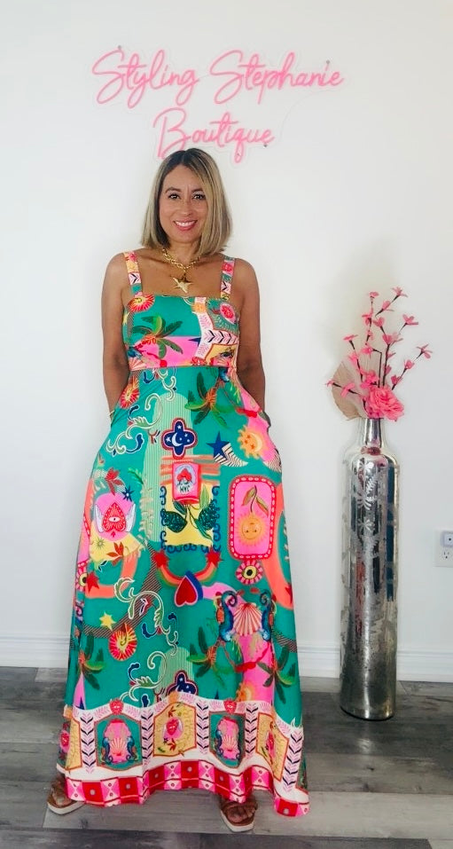 Solstice Radiance Maxi Dress