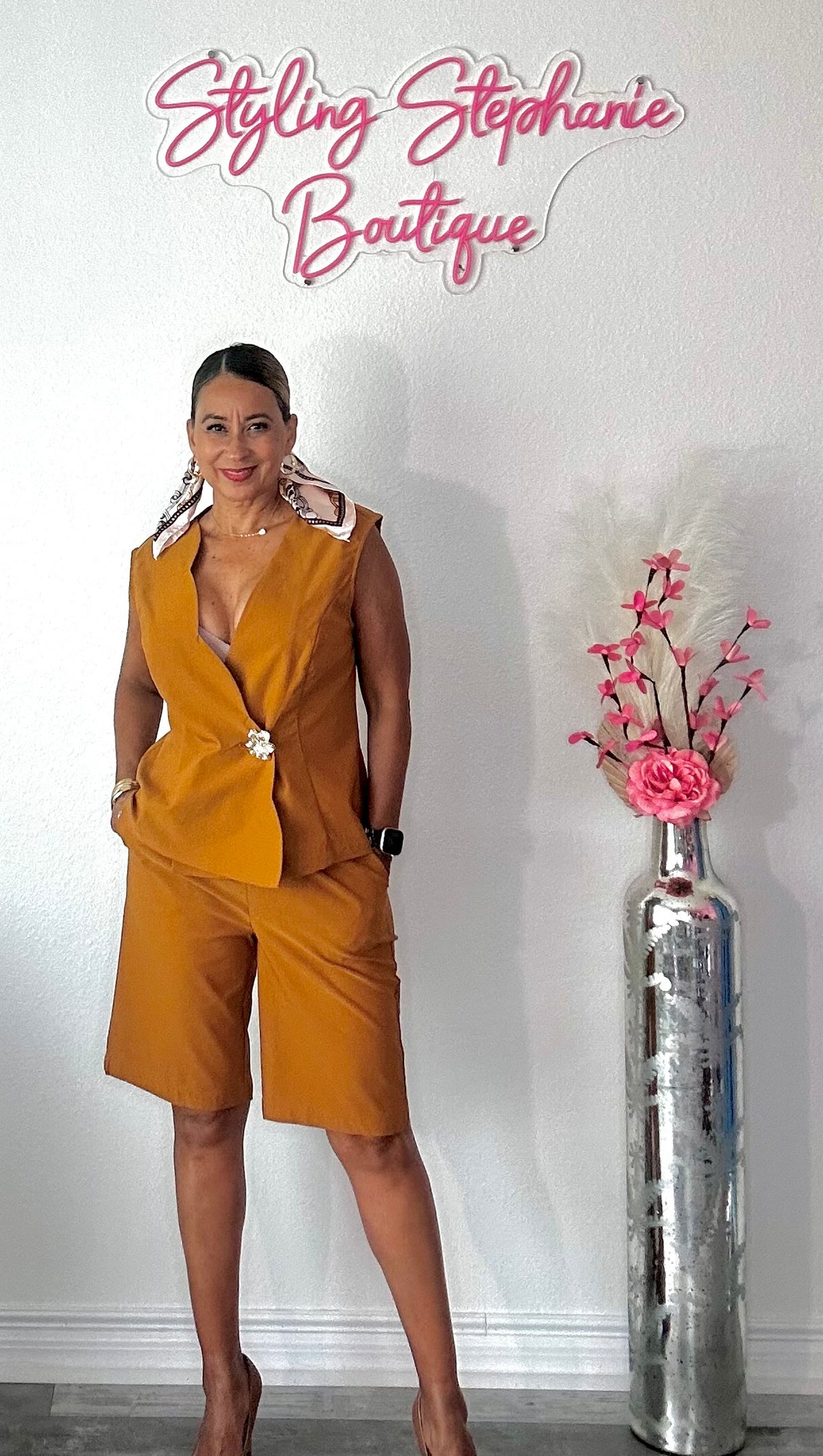 Sahara Camel Bermuda Set