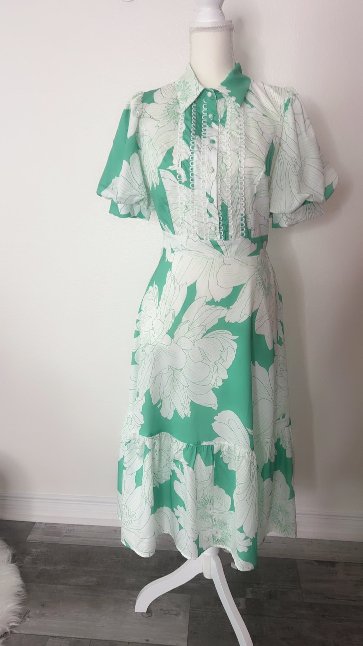 Mint Multi Midi Dress