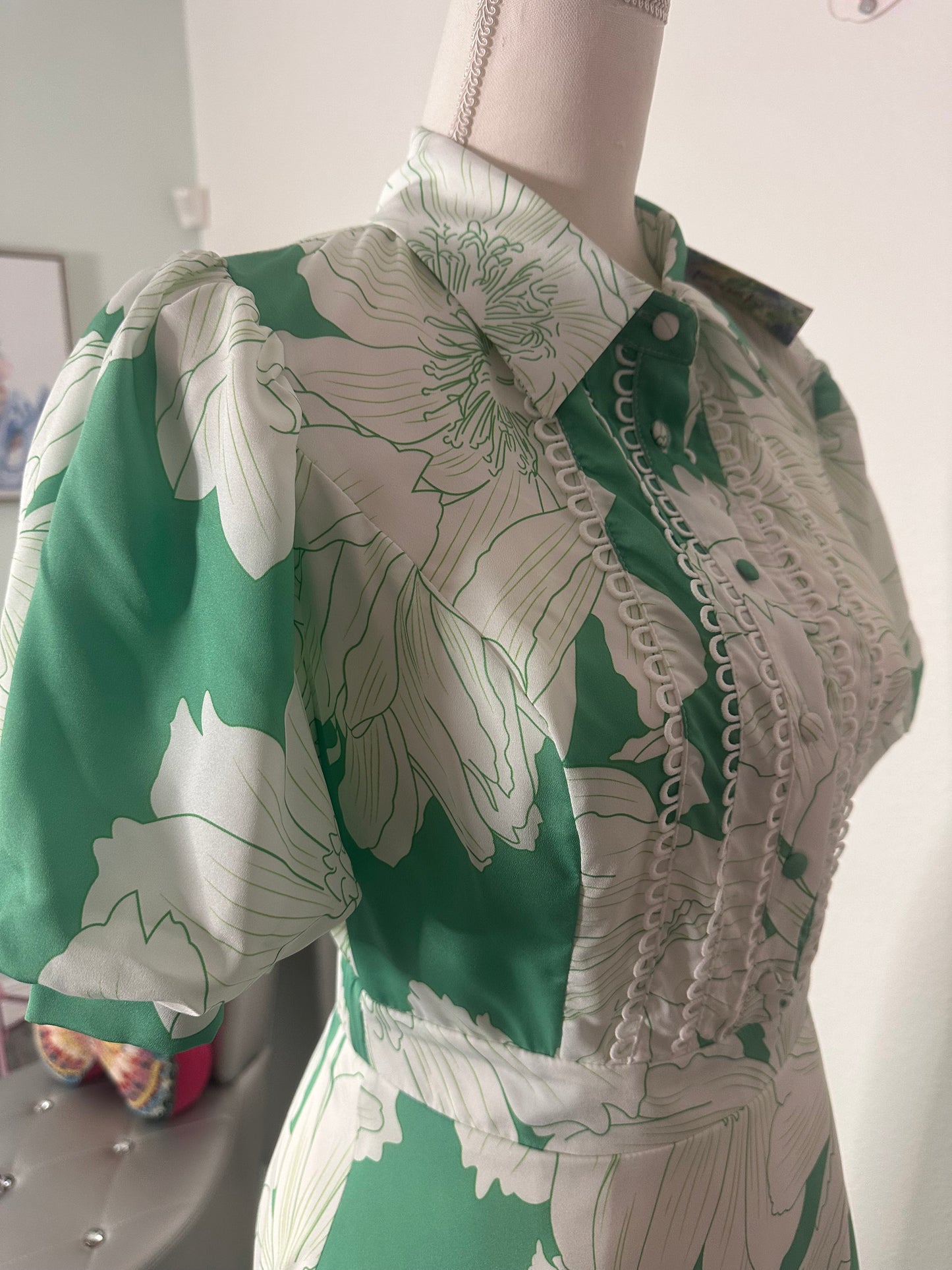 Mint Multi Midi Dress